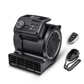Vacmaster AM201R front view showing compact fan for versatile cooling.