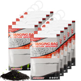 Vacplus moisture absorber bag hanging in closet reduces humidity for fabrics
