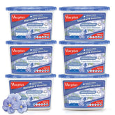 Vacplus moisture absorber box front view showing compact design and portability.