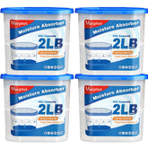 Vacplus moisture absorber bucket with 2200 ml capacity for large spaces.
