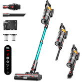 Vacusion cordless vacuum 650W suction demonstrates strong cleaning power for everyday messes.