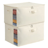 Vailando 2-pack canvas storage bag with clear window for quick viewing.