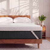 VALUXE gel memory foam topper close-up shows cooling comfort for night sweat relief