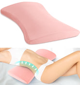 Vamorry lumbar pillow bed relief supports the lower back for improved sleep alignment.