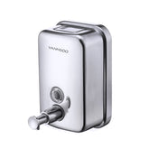 VANNSOO wall-mounted stainless steel dispenser with durable, leak-free performance.