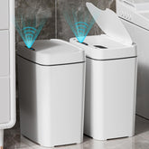 Vanpopubs automatic trash can with sensor opens lid for hands-free use.