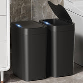 Vanpopubs two-pack 2.7 gal trash can with lid for compact spaces