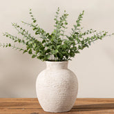 Vanselia ceramic flower vase 6-inch, ideal centerpiece for fresh or artificial blooms