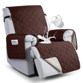 VANSOFY recliner cover waterproof fabric protects furniture from spills and fur.