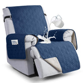 VANSOFY Ocean Blue 23.6in recliner cover protects against spills