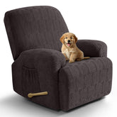 VANSOFY recliner seat cover with snug stretch fit protects seating from wear.