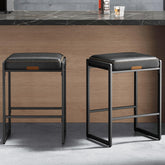 VASAGLE EKHO bar stool ink black seat with plush cushion for comfortable dining