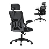 VASAGLE ergonomic mesh chair back support helps align the spine during long work sessions.