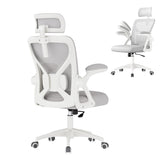 VASAGLE ergonomic mesh office chair back support promotes upright posture during long work sessions