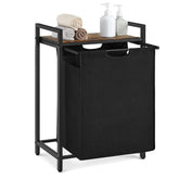 VASAGLE laundry hamper with pull-out liners for easy transfer to the laundry room