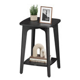 VASAGLE MAEZO side table with two tiers for tidy living room surfaces.
