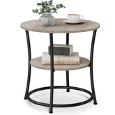 VASAGLE round side table top β spacious surface for drinks and remotes.