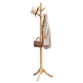 VASAGLE solid wood coat rack base stability for entryways