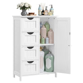 VASAGLE storage cabinet with drawers front view for organized daily use.