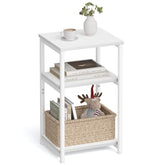 VASAGLE ULET273W14 end table top surface ideal for cups, lights, or small decor.