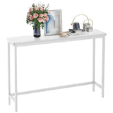 VASMIA console table top view with ample surface space for decor.