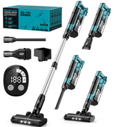 VAXCANZE 350W brushless motor delivers strong suction for fast, thorough cleaning.