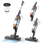 Vazone R6X corded stick vacuum on hardwood floor delivers powerful suction