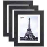 VCK 8x10 frame set 3 in black wood for a stylish wall gallery