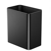 Veelesa small bathroom trash can with 2-4 gallon capacity and wide opening for quick disposal.