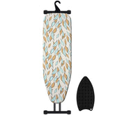 Veiox ironing board with heat-resistant cover supports high-temperature fabrics.