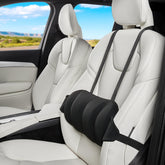Veitail lumbar support pillow on car seat offering ergonomic back support.