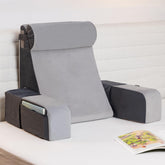 Vekkia 21-inch Reading Pillow with 60-degree backrest supports comfortable lounging.