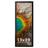 Veleclo 13x39 frame close-up with durable PVC and shatterproof plexiglass protecting memories.