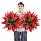 Velener Fall fake agave red 28-inch plant for outdoor patio decor with low upkeep.
