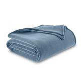 Vellux Original Queen Blanket close-up of soft flocked nylon texture