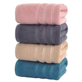 Velqora 4-pack flatlay showing soft cotton and generous size for daily use