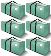VELVETSURE 6-pack heavy-duty bags folded flat for space-saving storage.