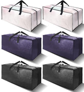 VELVETSURE 6-pack heavy-duty moving bags for organized transport and easy packing.
