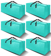 VELVETSURE 6-pack moving bags with backpack straps for easy transport.