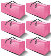 VELVETSURE 6-pack moving bags with backpack straps for easy transport.