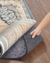 Veken rug pad gripper on hardwood floors keeps rug secure and in place.