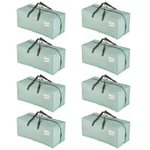 VENO 8-pack heavy-duty moving bags with backpack straps for hands-free dorm moves.