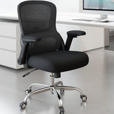 Veratric office chair showing ergonomic lumbar support for better back posture during long workdays.