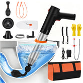 VEUIEIZT electric plunger head seals toilets for mess-free unclogging