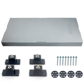 VEVEVA mini split pad with textured surface provides stable outdoor support for condensers.