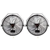VEVOR 18-inch wall fan 2-pack front view highlights broad airflow for large spaces.
