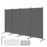 VEVOR room divider four panels in setup mode offering flexible privacy