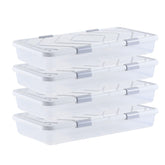 VEVOR under bed storage with wheels rolls smoothly under a bed to reduce clutter
