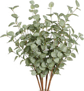 VGIA 12-pack eucalyptus stems, 27-inch tall, ideal for elegant home decor.