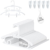 VIIBASE 50-pack baby hangers ready for nursery organization and closet space